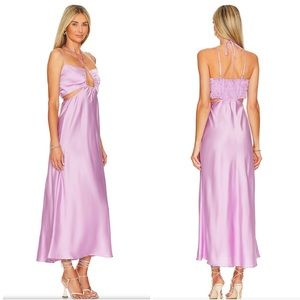 NEW REVOLVE Codie Cut Out Show me Your MuMu Dress in Lilac Medium